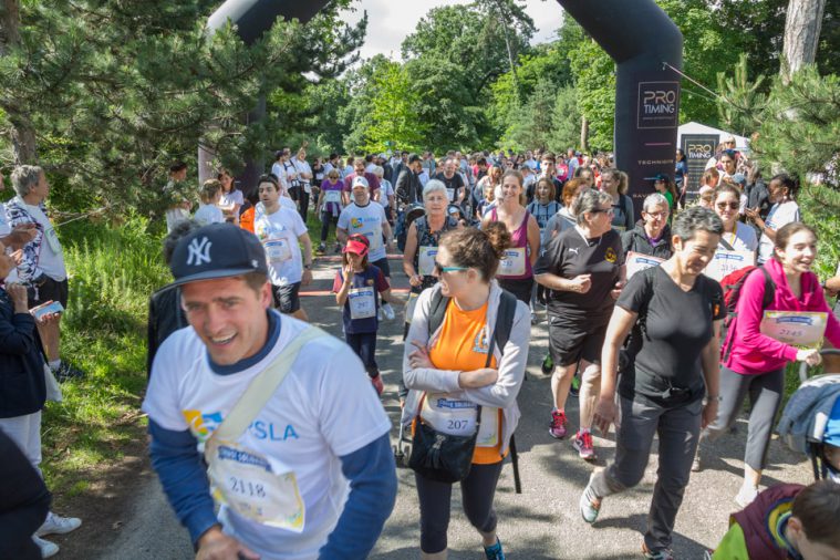 Quatrième course solidaire contre la maladie de Charcot le dimanche 16 juin 2019 au Bois de Vincennes.