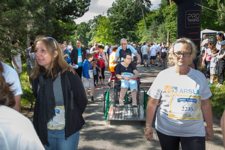 Quatrième course solidaire contre la maladie de Charcot le dimanche 16 juin 2019 au Bois de Vincennes.