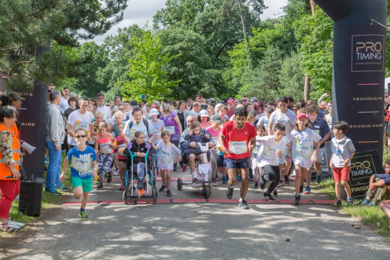 Quatrième course solidaire contre la maladie de Charcot le dimanche 16 juin 2019 au Bois de Vincennes.