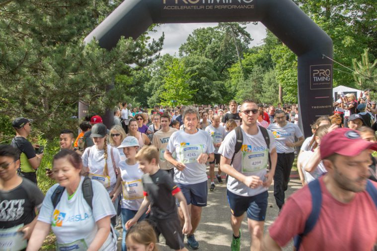 Quatrième course solidaire contre la maladie de Charcot le dimanche 16 juin 2019 au Bois de Vincennes.