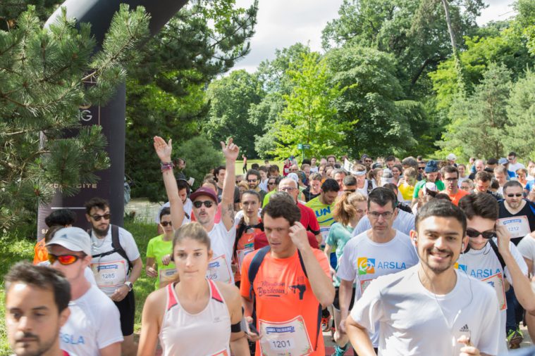 Quatrième course solidaire contre la maladie de Charcot le dimanche 16 juin 2019 au Bois de Vincennes.