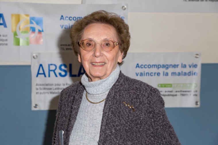 ARSLA 2015 - Rencontre annuelle des bénévoles de l'ARSLA du 31-01 et 01-02-2015 à Paris, Ici Nicole Cadot