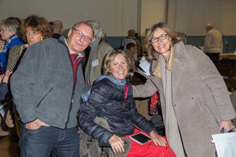 ARSLA 2015 - Rencontre annuelle des bénévoles de l'ARSLA du 31-01 et 01-02-2015 à Paris, Ici Lauren Petitjean et Elisabeth Coulanges