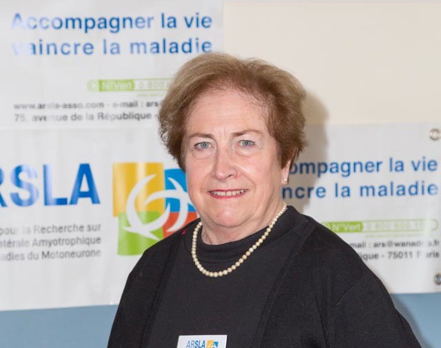 ARSLA 2015 - Rencontre annuelle des bénévoles de l'ARSLA du 31-01 et 01-02-2015 à Paris, Ici Nicole Hiolle