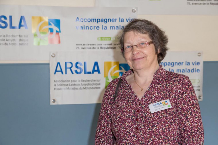 ARSLA 2015 - Rencontre annuelle des bénévoles de l'ARSLA du 31-01 et 01-02-2015 à Paris, Ici Françoise Canno