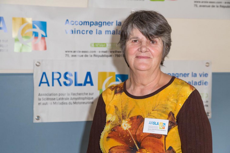 ARSLA 2015 - Rencontre annuelle des bénévoles de l'ARSLA du 31-01 et 01-02-2015 à Paris, Ici Andréa Delpuech-Laporte