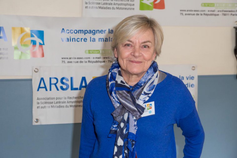 ARSLA 2015 - Rencontre annuelle des bénévoles de l'ARSLA du 31-01 et 01-02-2015 à Paris, Ici Monique Kleitz