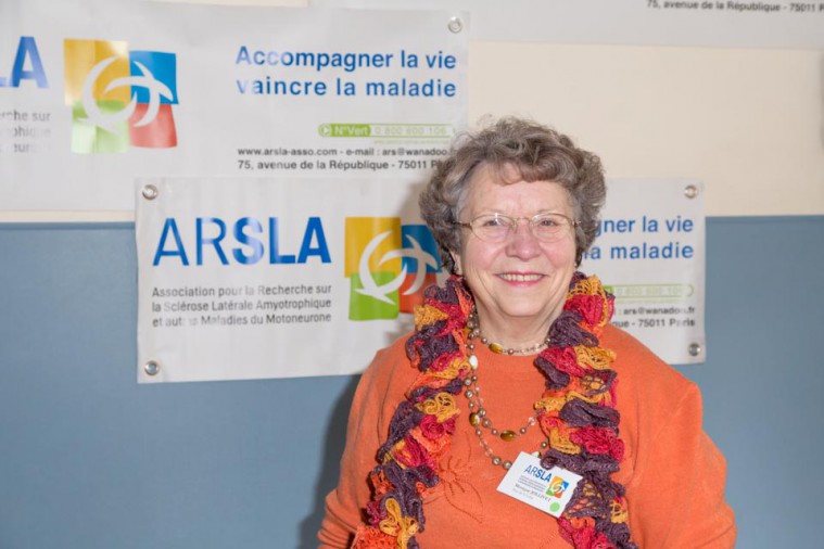 ARSLA 2015 - Rencontre annuelle des bénévoles de l'ARSLA du 31-01 et 01-02-2015 à Paris, Ici Monique Jollivet