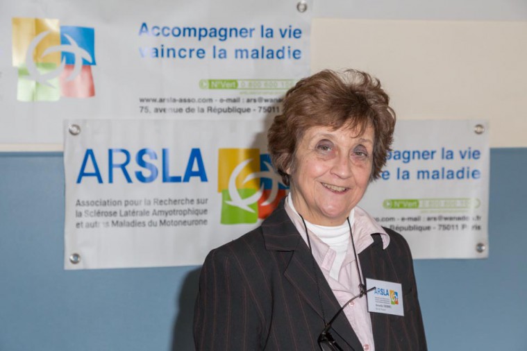 ARSLA 2015 - Rencontre annuelle des bénévoles de l'ARSLA du 31-01 et 01-02-2015 à Paris, Ici Armelle Debru
