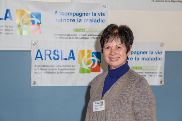 ARSLA 2015 - Rencontre annuelle des bénévoles de l'ARSLA du 31-01 et 01-02-2015 à Paris, Ici Madeleine Mariani