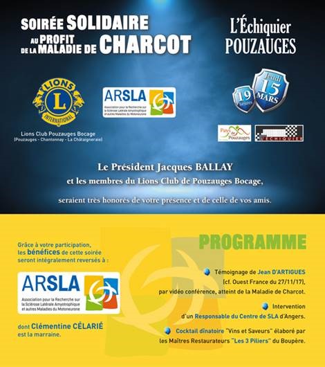 Affiche Lions club 15 mars