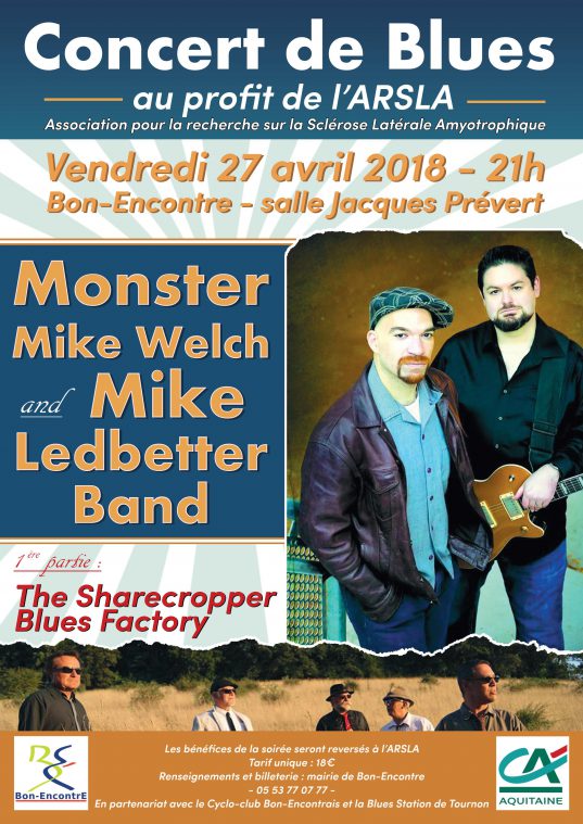 Affiche concert Blues Bon Encontre