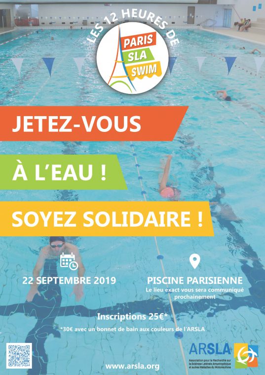 Paris SLA Swim - ARSLA - Maladie de Charcot