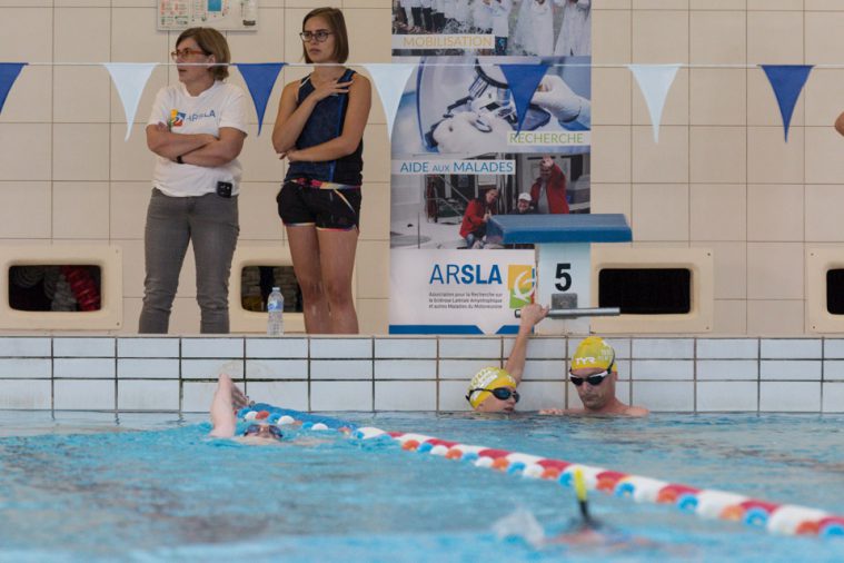 ARSLA - Nagez pour lutter contre la SLA, dimanche 22-09-19. Piscine George Hermant, Paris 75019