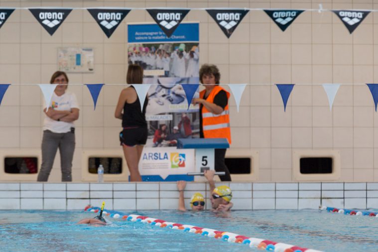 ARSLA - Nagez pour lutter contre la SLA, dimanche 22-09-19. Piscine George Hermant, Paris 75019