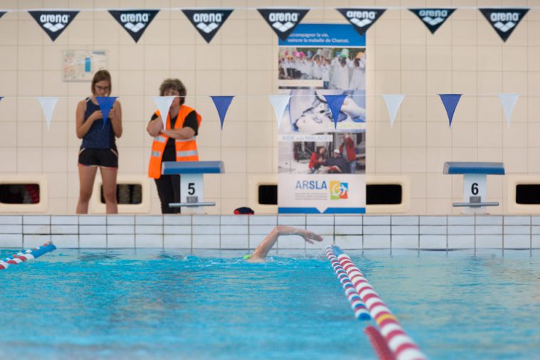 ARSLA - Nagez pour lutter contre la SLA, dimanche 22-09-19. Piscine George Hermant, Paris 75019