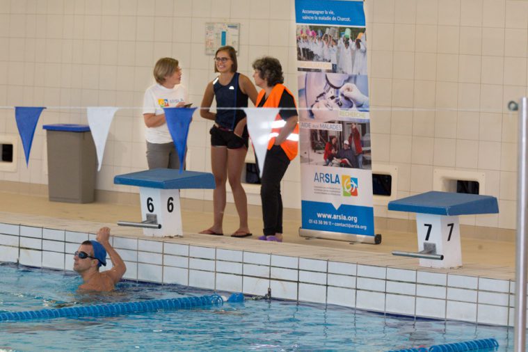 ARSLA - Nagez pour lutter contre la SLA, dimanche 22-09-19. Piscine George Hermant, Paris 75019