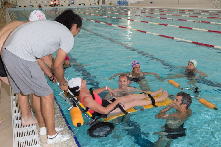 ARSLA - Nagez pour lutter contre la SLA, dimanche 22-09-19. Piscine George Hermant, Paris 75019