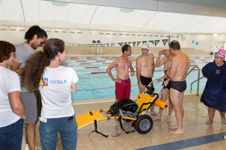 ARSLA - Nagez pour lutter contre la SLA, dimanche 22-09-19. Piscine George Hermant, Paris 75019