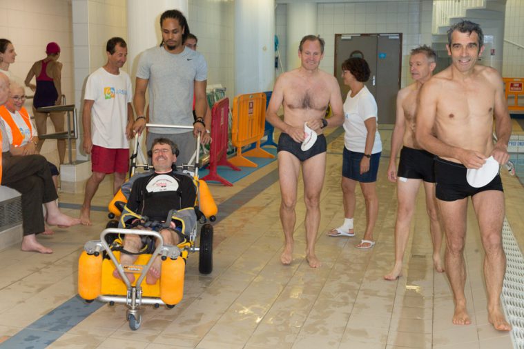 ARSLA - Nagez pour lutter contre la SLA, dimanche 22-09-19. Piscine George Hermant, Paris 75019