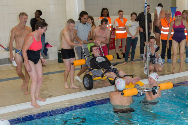 ARSLA - Nagez pour lutter contre la SLA, dimanche 22-09-19. Piscine George Hermant, Paris 75019