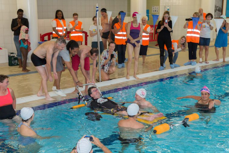 ARSLA - Nagez pour lutter contre la SLA, dimanche 22-09-19. Piscine George Hermant, Paris 75019