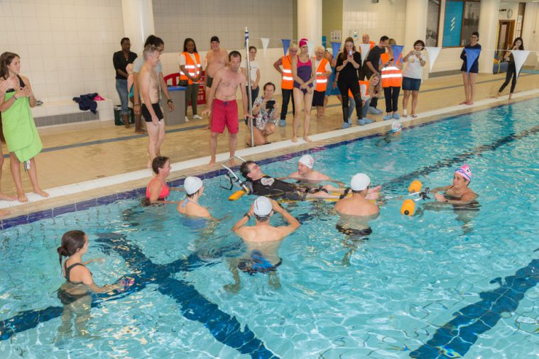 ARSLA - Nagez pour lutter contre la SLA, dimanche 22-09-19. Piscine George Hermant, Paris 75019