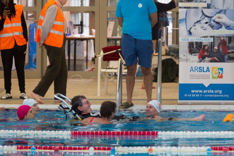 ARSLA - Nagez pour lutter contre la SLA, dimanche 22-09-19. Piscine George Hermant, Paris 75019