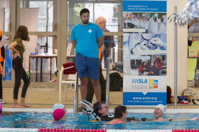 ARSLA - Nagez pour lutter contre la SLA, dimanche 22-09-19. Piscine George Hermant, Paris 75019