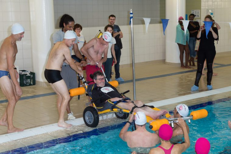 ARSLA - Nagez pour lutter contre la SLA, dimanche 22-09-19. Piscine George Hermant, Paris 75019