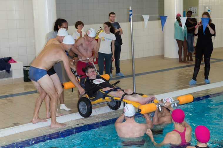 ARSLA - Nagez pour lutter contre la SLA, dimanche 22-09-19. Piscine George Hermant, Paris 75019