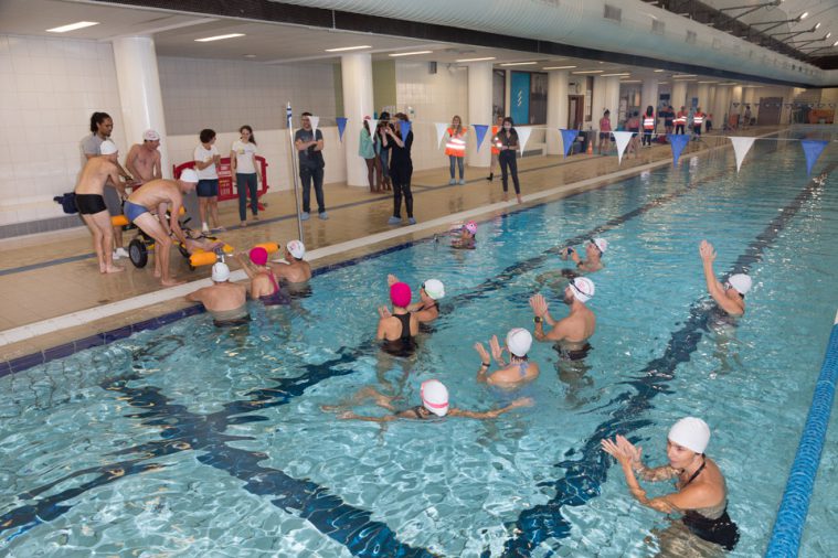 ARSLA - Nagez pour lutter contre la SLA, dimanche 22-09-19. Piscine George Hermant, Paris 75019