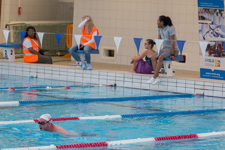 ARSLA - Nagez pour lutter contre la SLA, dimanche 22-09-19. Piscine George Hermant, Paris 75019