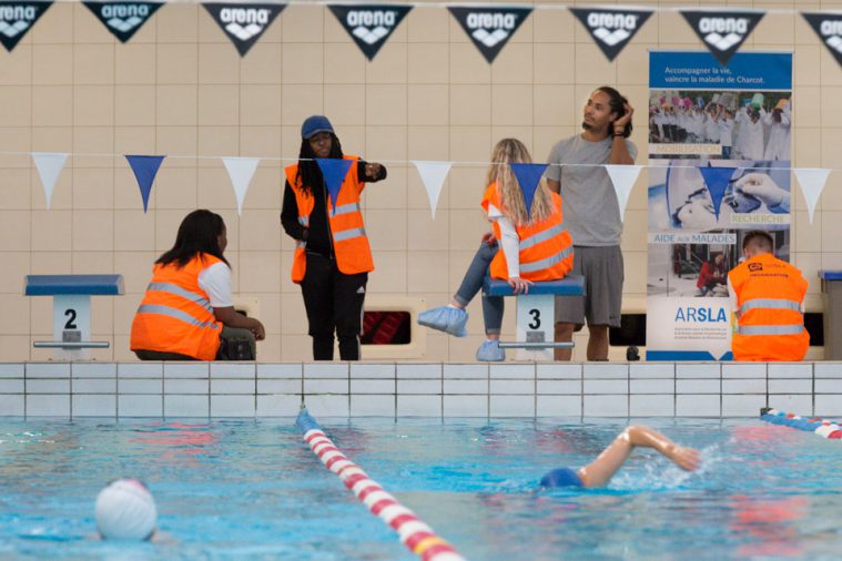 ARSLA - Nagez pour lutter contre la SLA, dimanche 22-09-19. Piscine George Hermant, Paris 75019