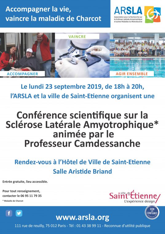 Conférence scientifique - ARSLA maladie de charcot