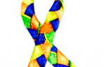 Ruban symbole de la lutte contre la SLA - Maladie de charcot