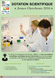 Appel à projets "Jeune chercheur 2016"