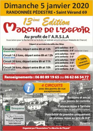 marche de l'espoir contre la maladie de charcot-ARSLA